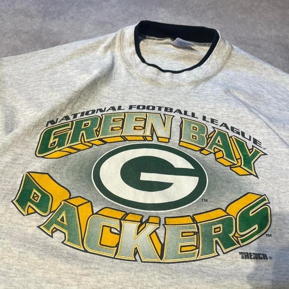 Vintage 90s Green Bay Packers NFL Graphic Tee Shirt - Picture 2 of 8